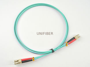 LC to LC multimode duplex fiber optic patch cable 2.0/3.0mm PVC/OFNR/LSZH jacket OM3 OM4 OM5 LC LC UPC patch cord