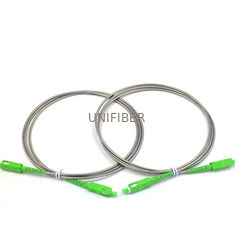High Tensile Fiber Optical Patch Cord SC/APC To SC/APC With 3.0mm Stainless Steel Tube