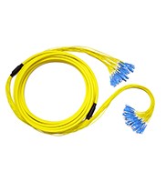 144F LC UPC beendete vor Flecken-Kabel-Monomode- G652D OFNR 2