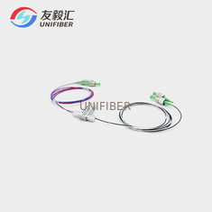 FC APC Connector Mechanical Fiber Optic Switch Non Latching Control Type