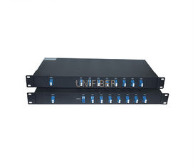 Single Fiber BIDI DWDM Mux Demux Multiplexer 8/16 Channels Rack Mounted Low insertion loss