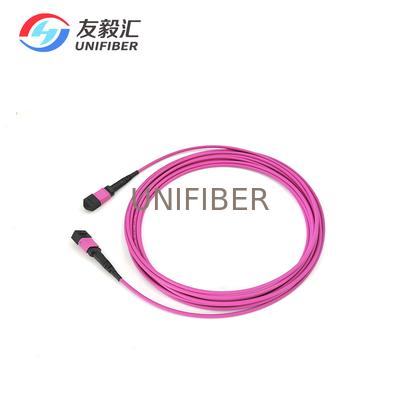 MPO/MTP 8/12 Fiber Trunk Cable Multimode OM4 Male/Female For Data Center/Telecom