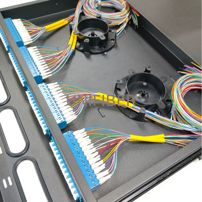 1U 19-inch 96 Ports LC Fiber Distribution Panel