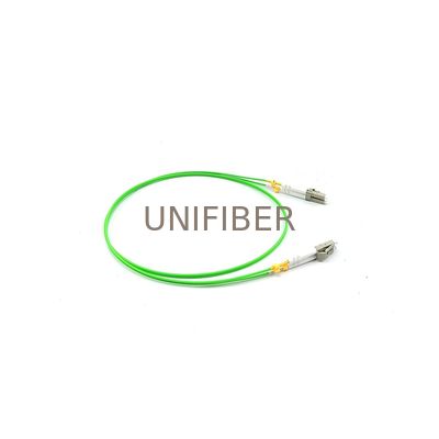 LC UPC Duplex zu LC UPC Duplex Multimode (OM5) Fiber Patch Kabel Lime Grün 1M